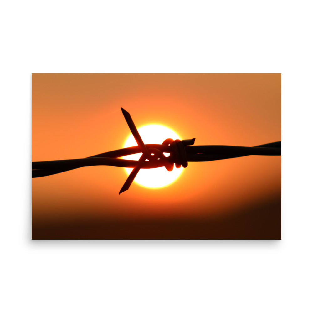 print poster sunset