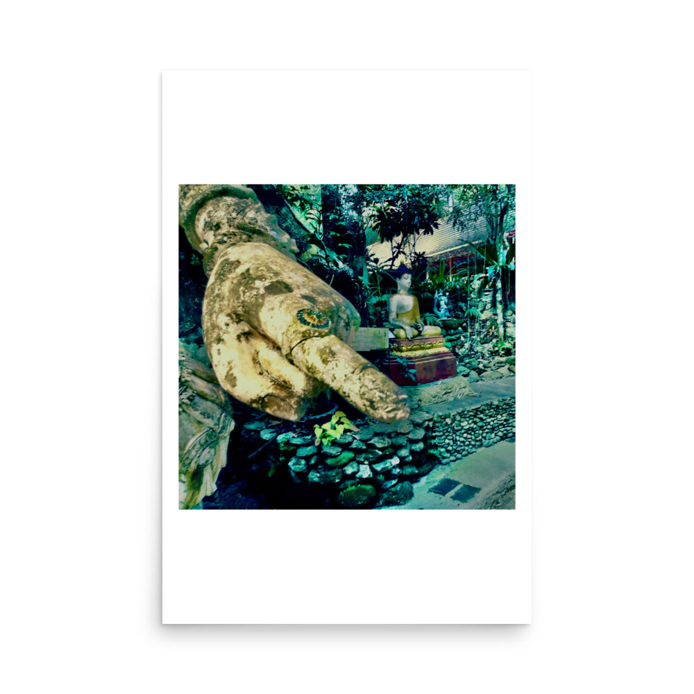 Temple statues of Buddha in Thailand