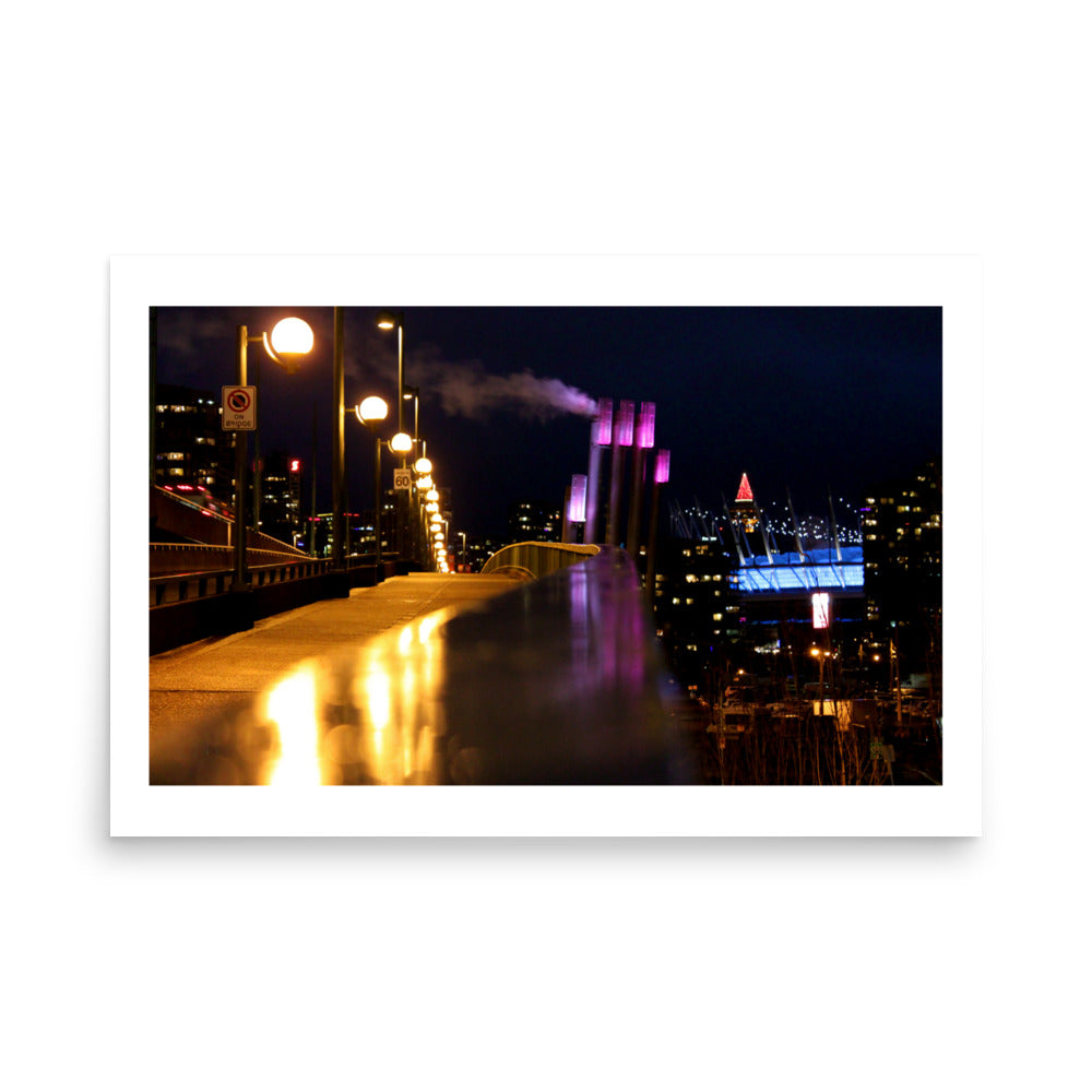 Lights of central Vancouver