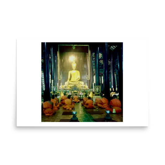 Chiang Mai Temple Monks Chanting