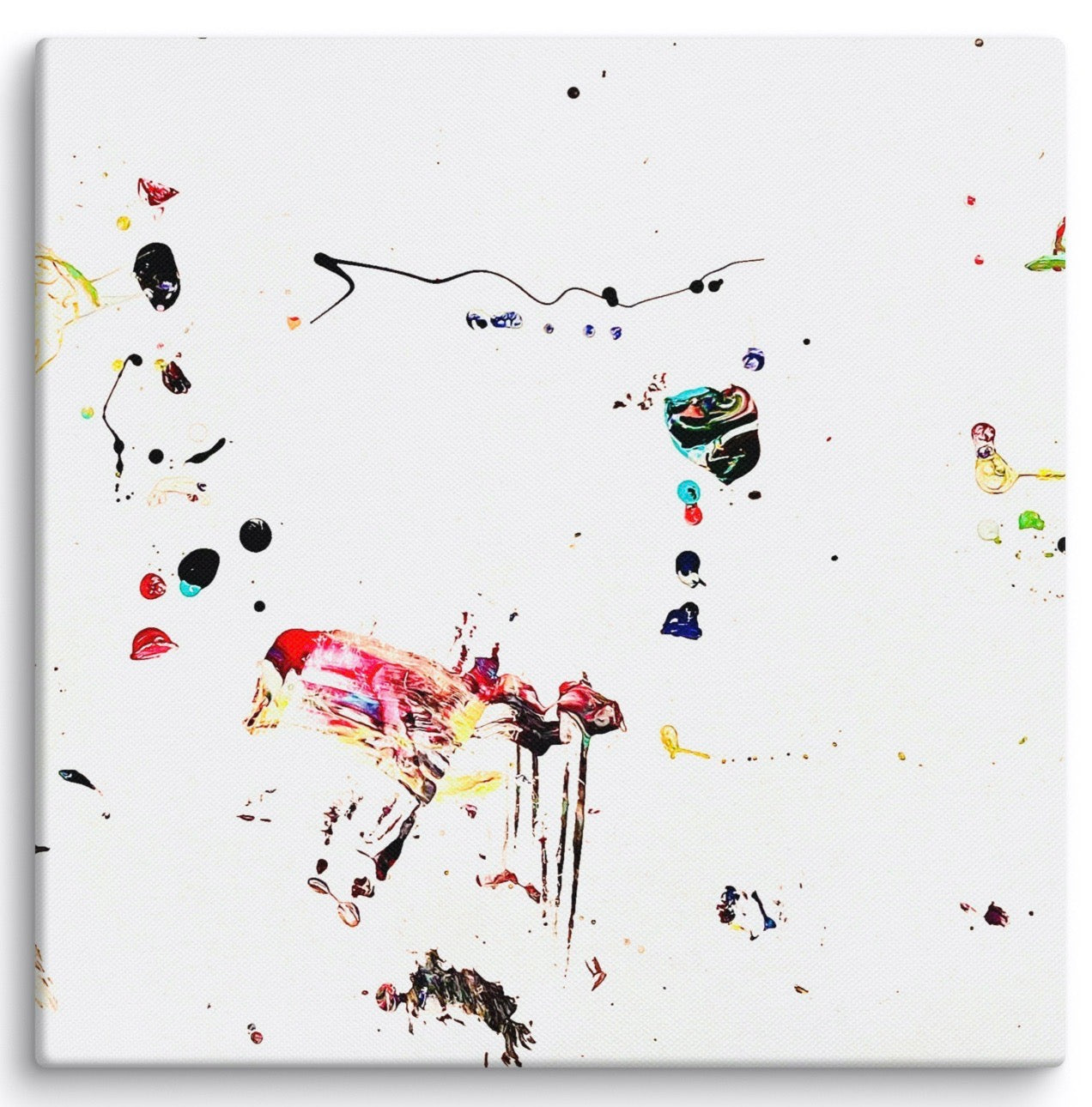 My Mess 01 abstract canvas print poster art