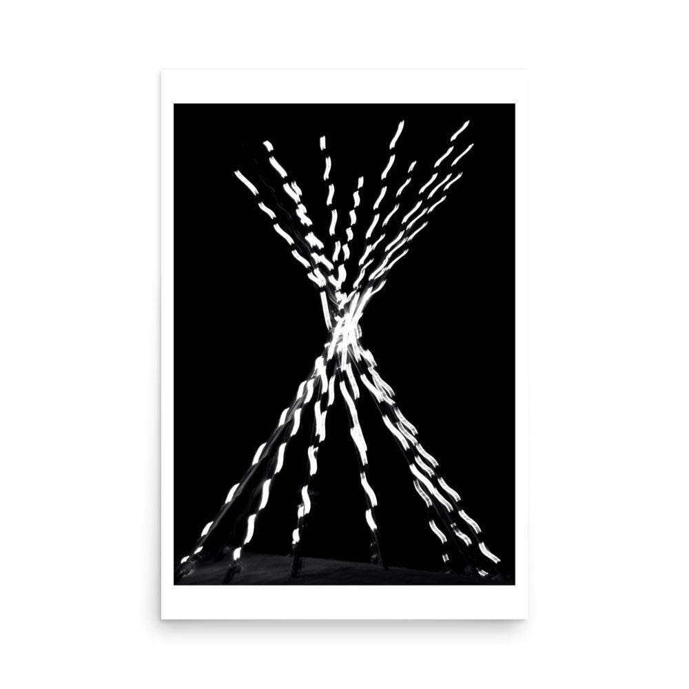 print poster black and white