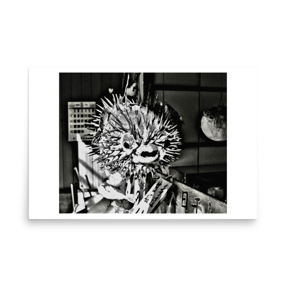 Print Poster of a blowfish in Tokyo