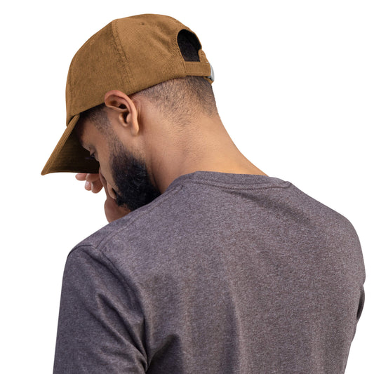 Corduroy Hat Camel Black i Will Wander