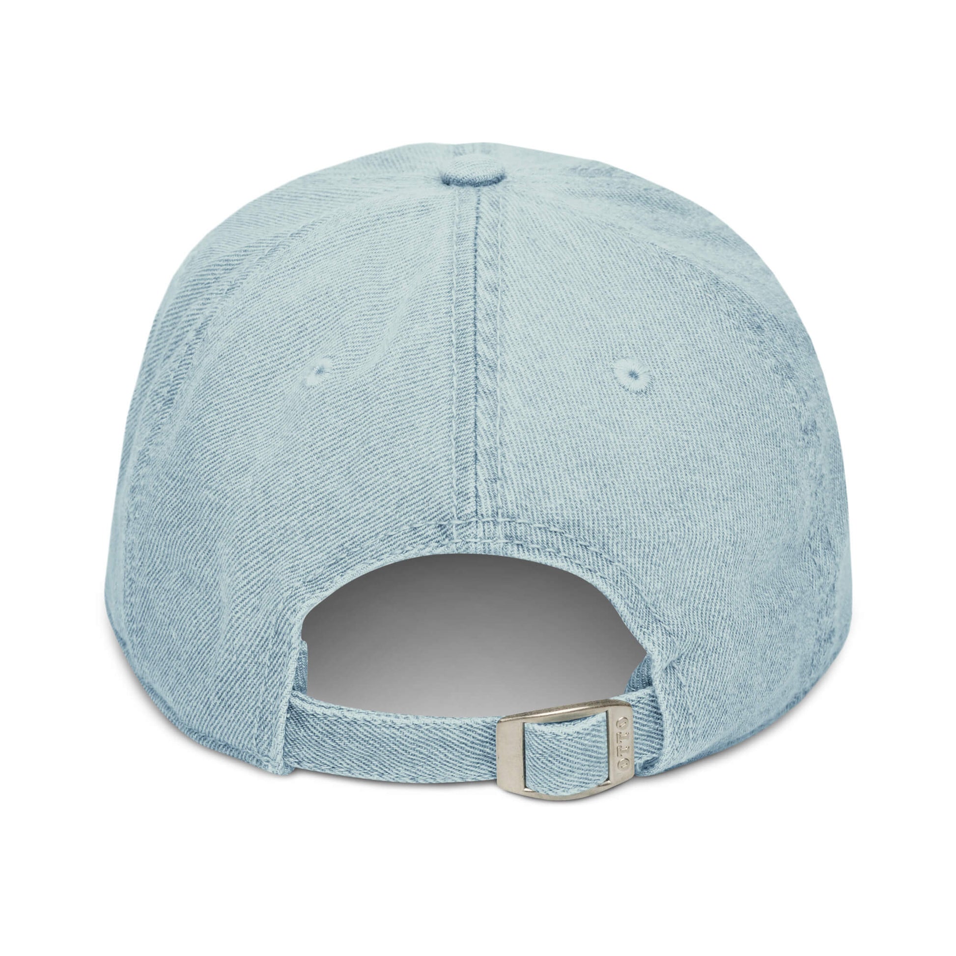 Denim Hat Light Blue Flamingo Lily