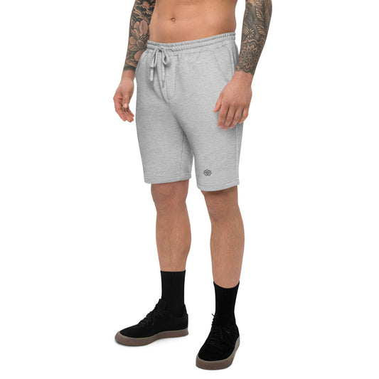 Men's Fleece Shorts Black Lily