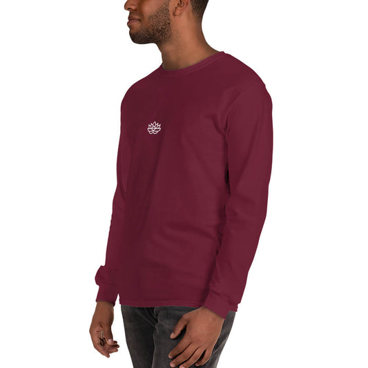 Men’s Long Sleeve Shirt Maroon
