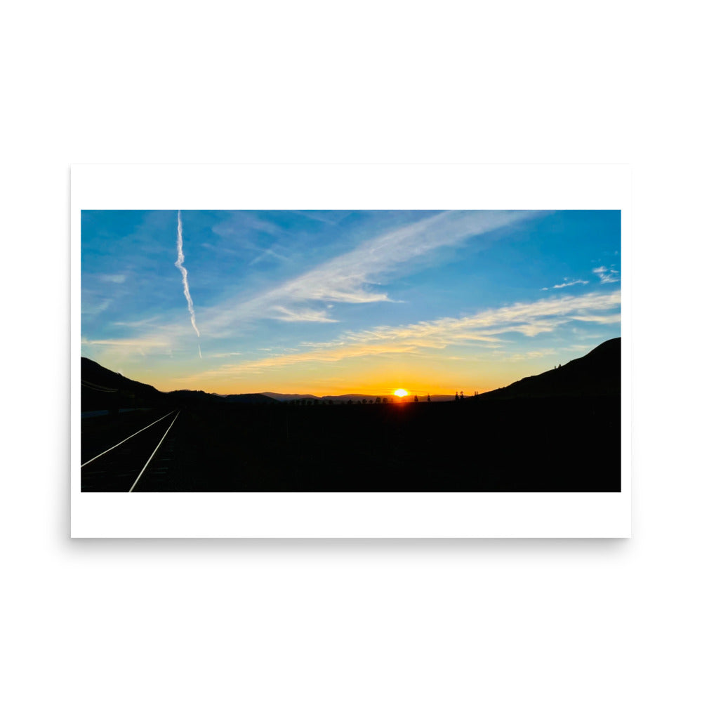 vernon sunset poster print