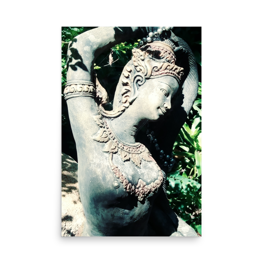 Thailand Goddess Statue Print Poster