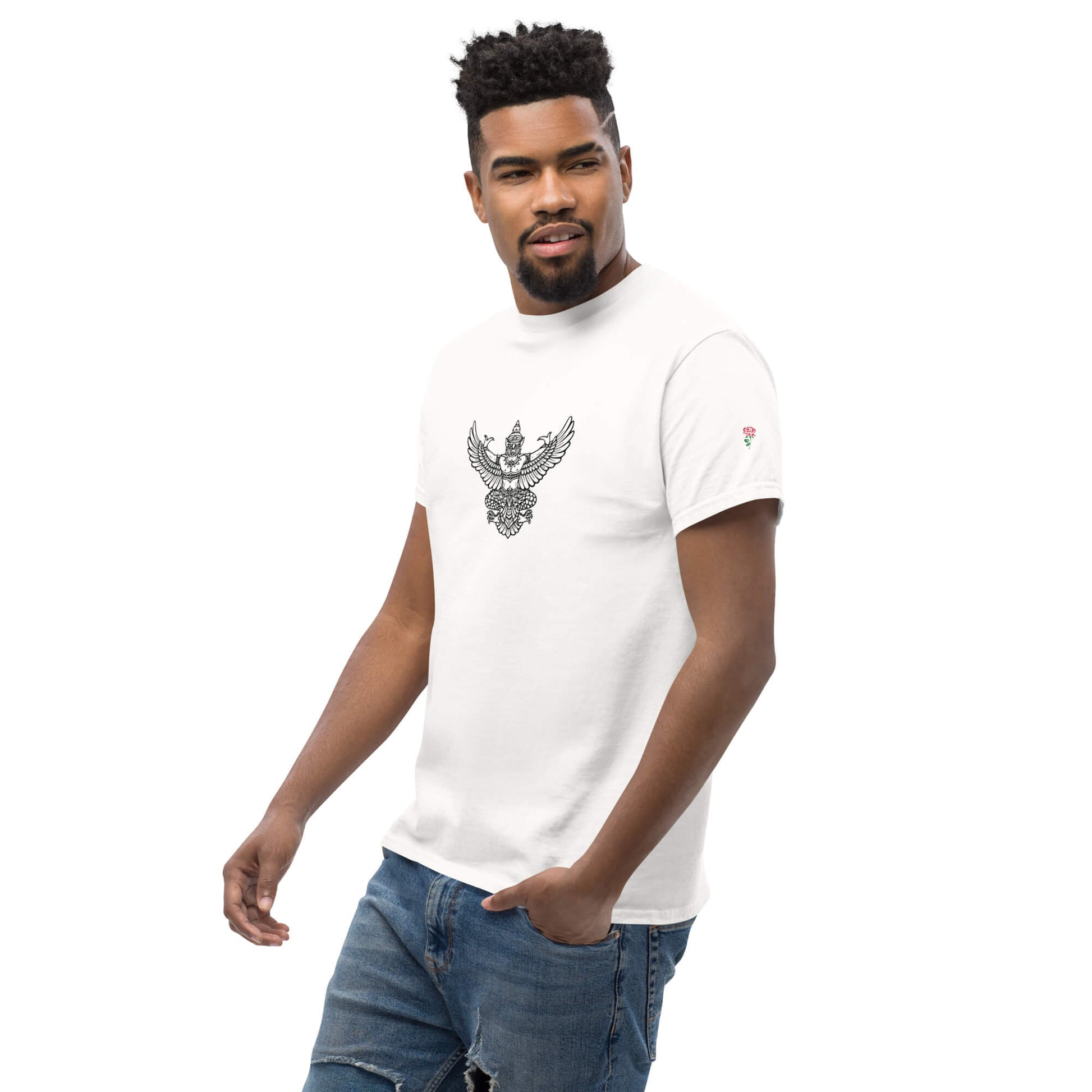 Tshirt Black Thai Garuda Fashion