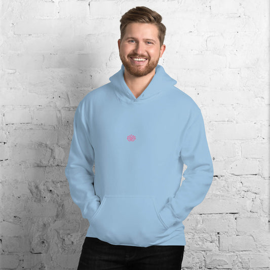 Unisex Heavy Blend Hoodie Light Blue i Will Wander Fashion Brand
