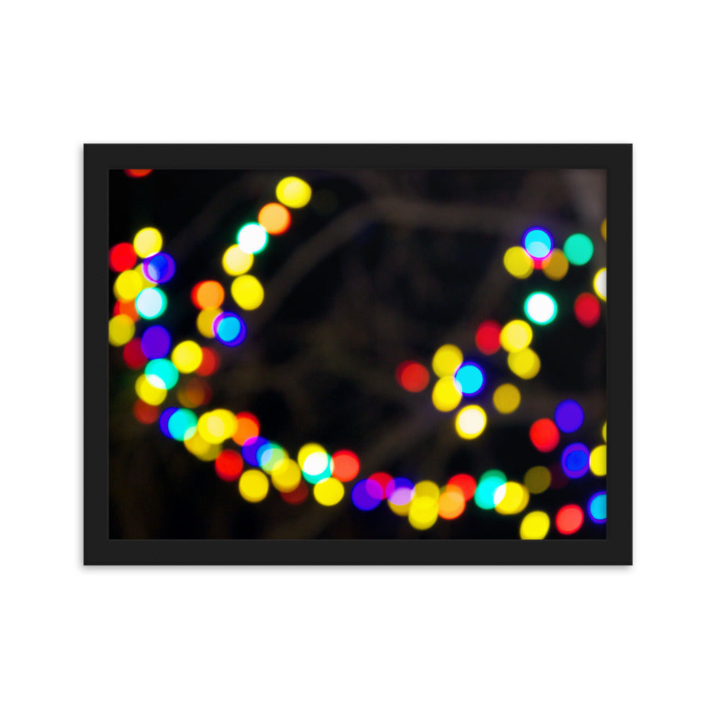 Christmas Lights Poster Print