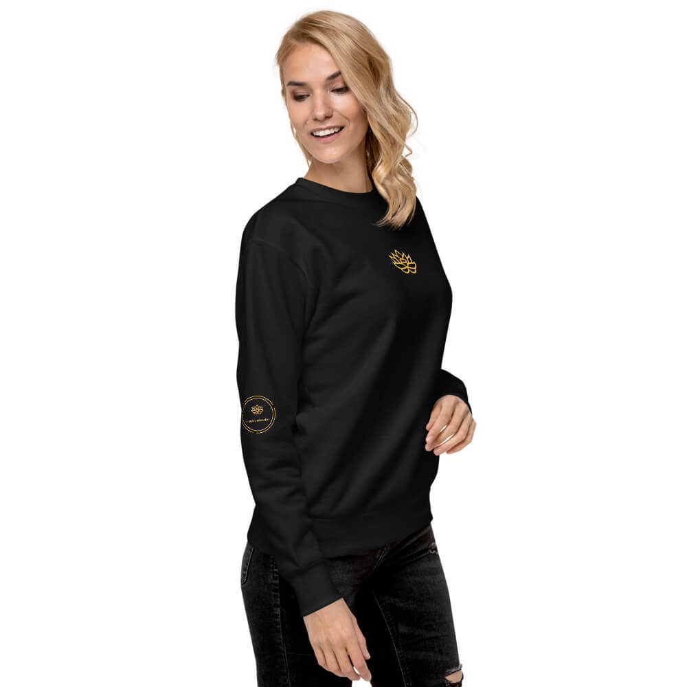 Fleece Pullover Yellow Black