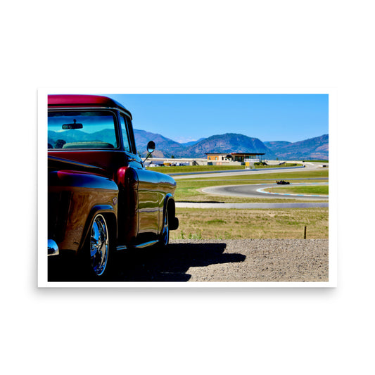 print poster from okanagan raceway
