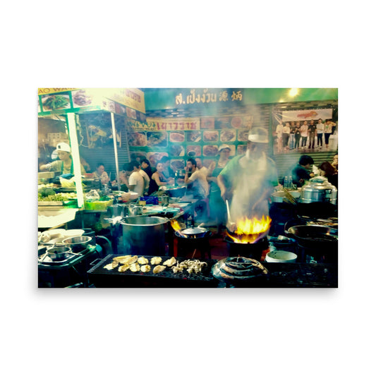 thailand travel print poster art