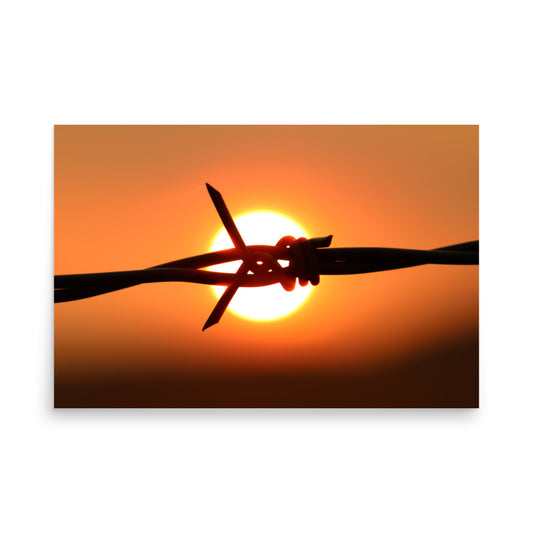 print poster sunset