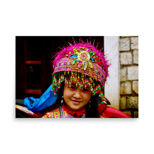 sapa vietnam red hmong tribal girl
