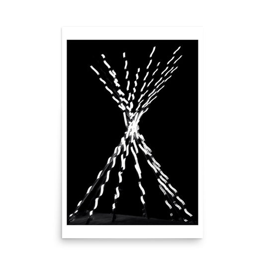 print poster black and white