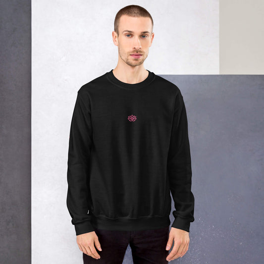 Sweatshirt Black Pink Lily i Will Wander