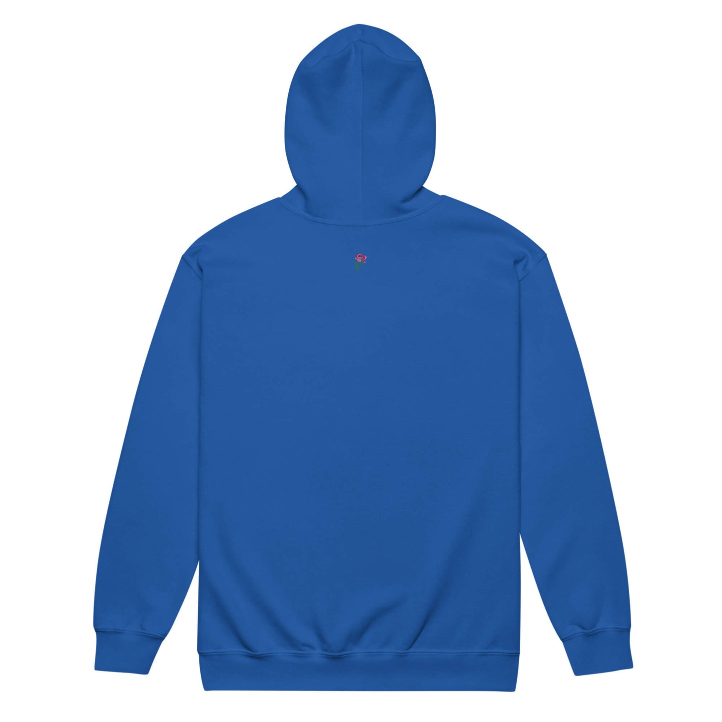 Zip Hoodie Royal Blue White Lily