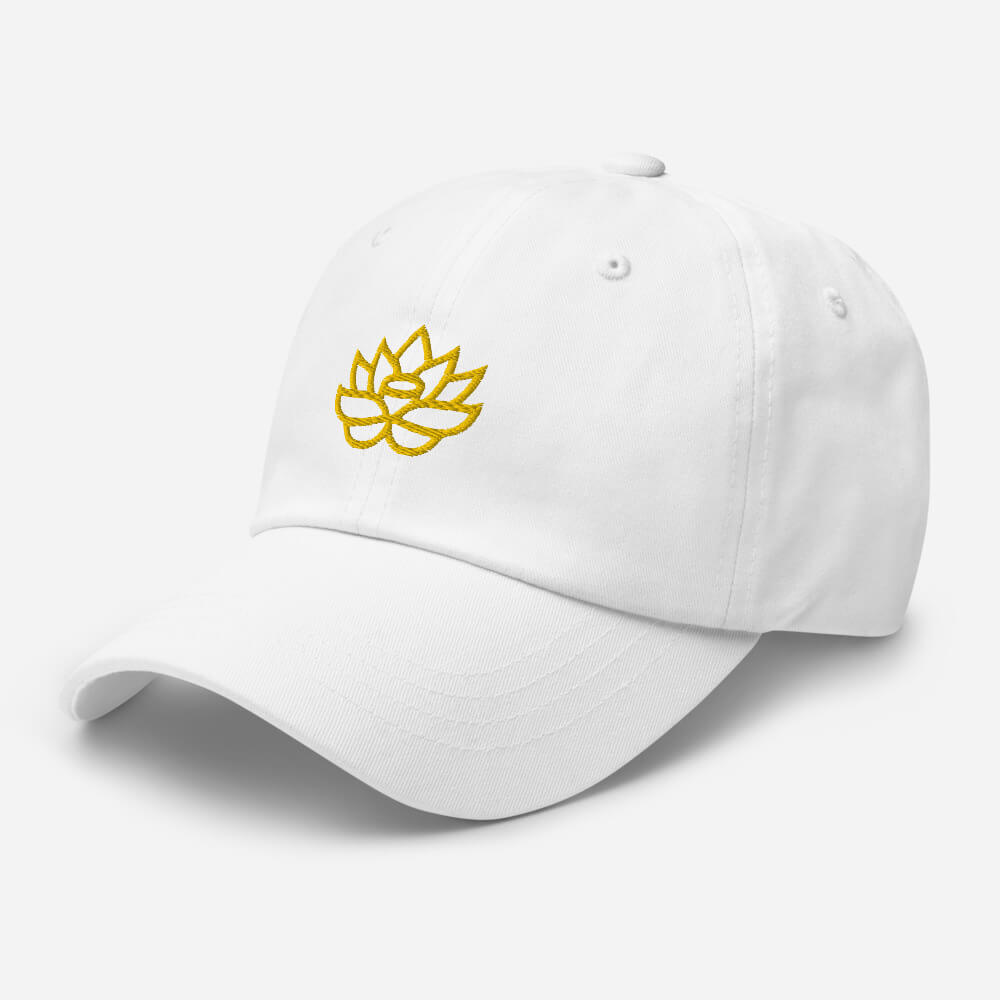 Baseball Cap Lily Logo Yellow
