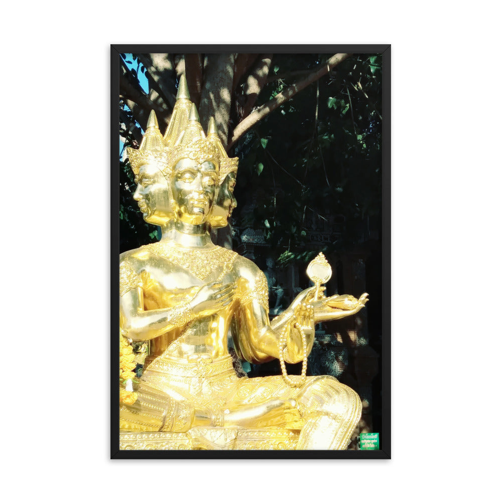 Thailand Buddhist Statue Gold Art