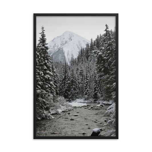 Winter Drive BC Interior Mountains